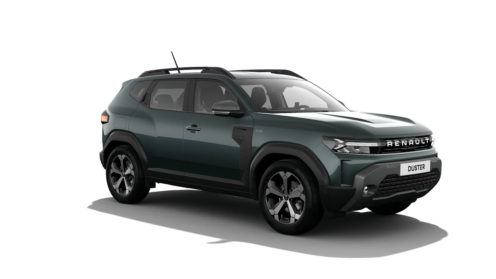 RENAULT DUSTER 
E-TECH HYBRID color verde — disponible en Renault Los Coches Yopal