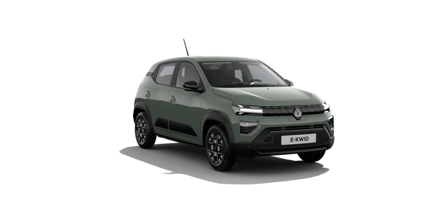 RENAULT KWID E-TECH 
100% ELÉCTRICO color verde — disponible en Renault Los Coches Yopal