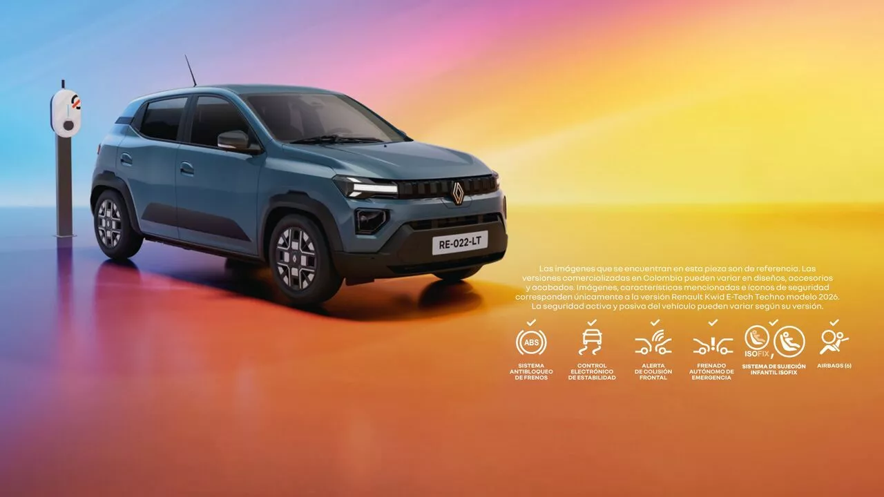 RENAULT KWID E-TECH 
100% ELÉCTRICO — descubre la movilidad realmente sostenible
