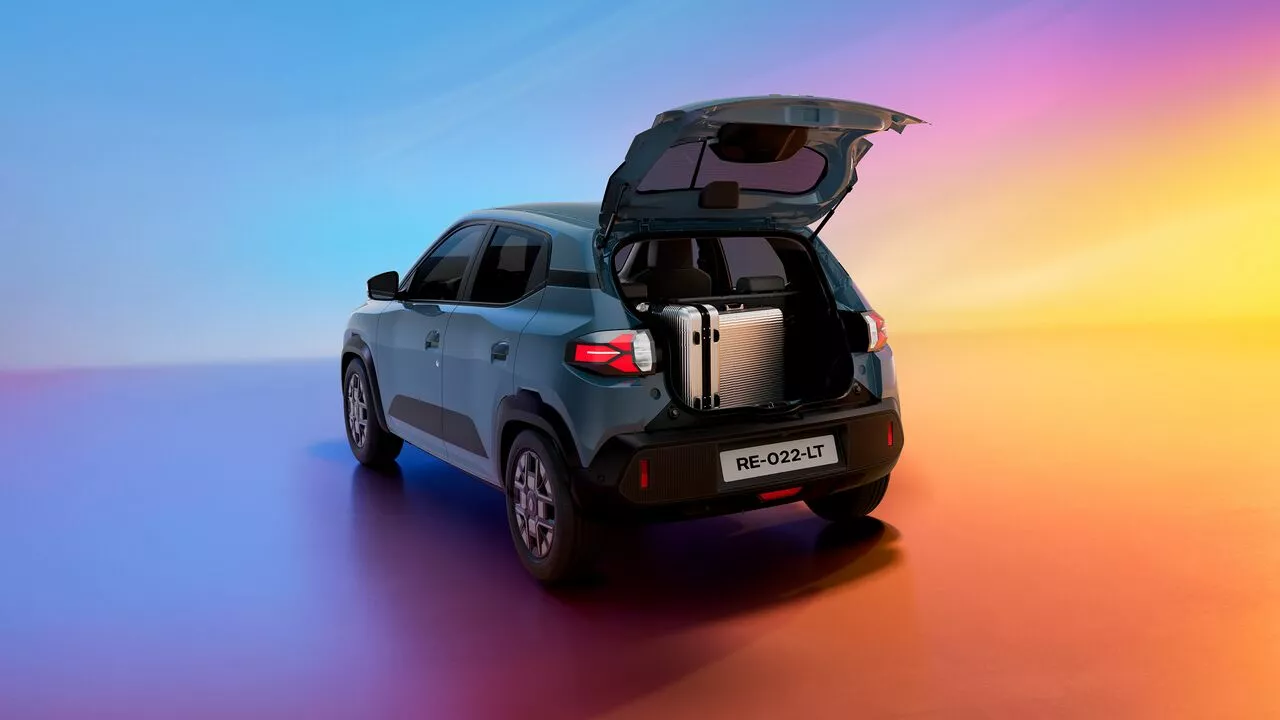 RENAULT KWID E-TECH 
100% ELÉCTRICO — espacio de maletero
