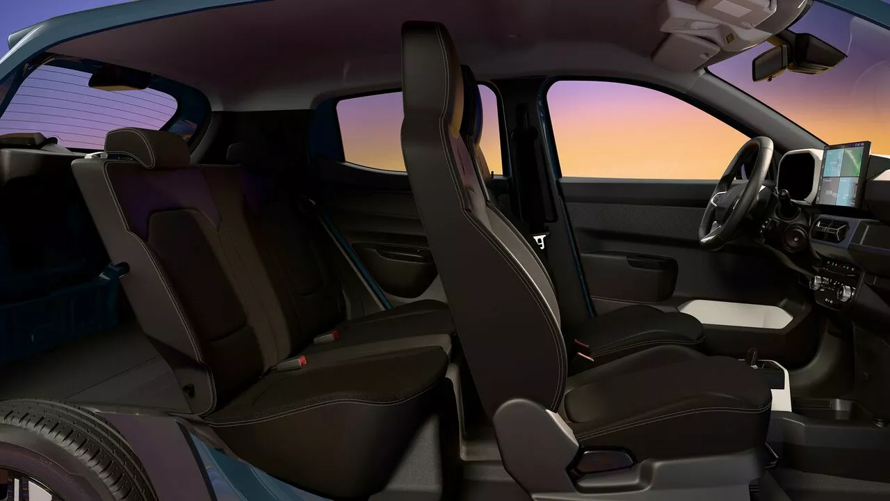 RENAULT KWID E-TECH 
100% ELÉCTRICO — asientos modulares
