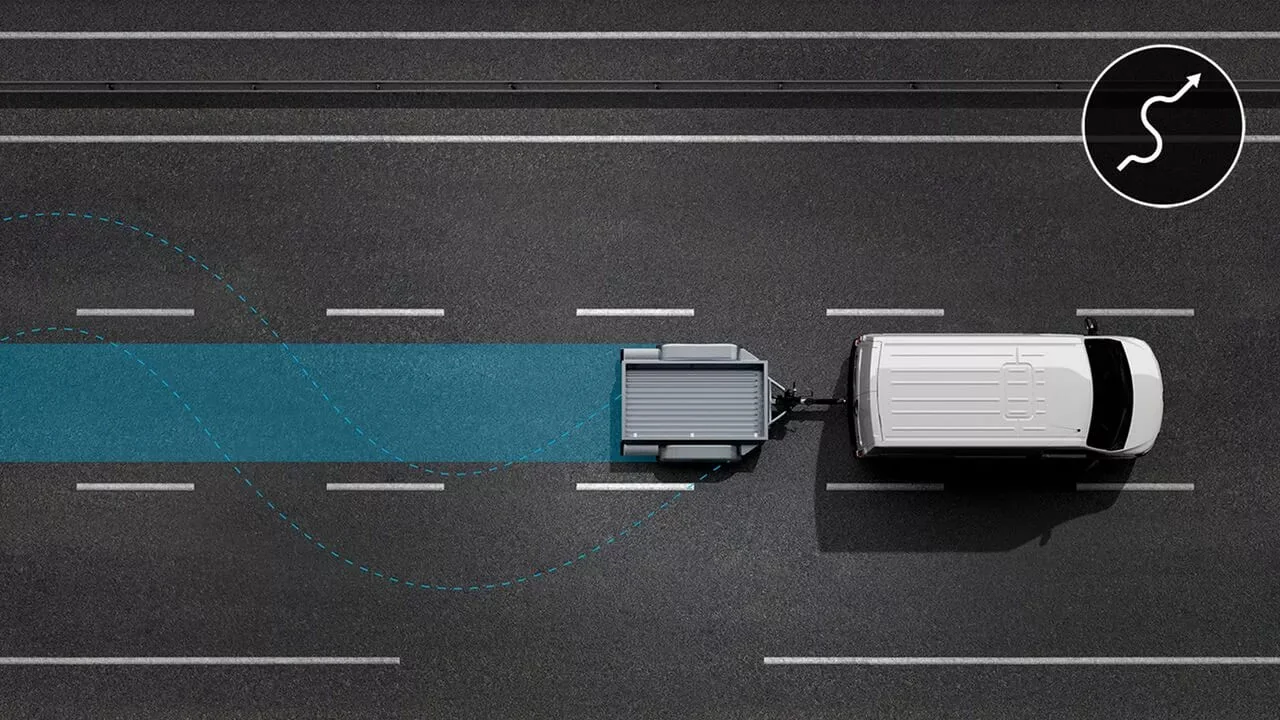 RENAULT MASTER — control de balanceo del remolque