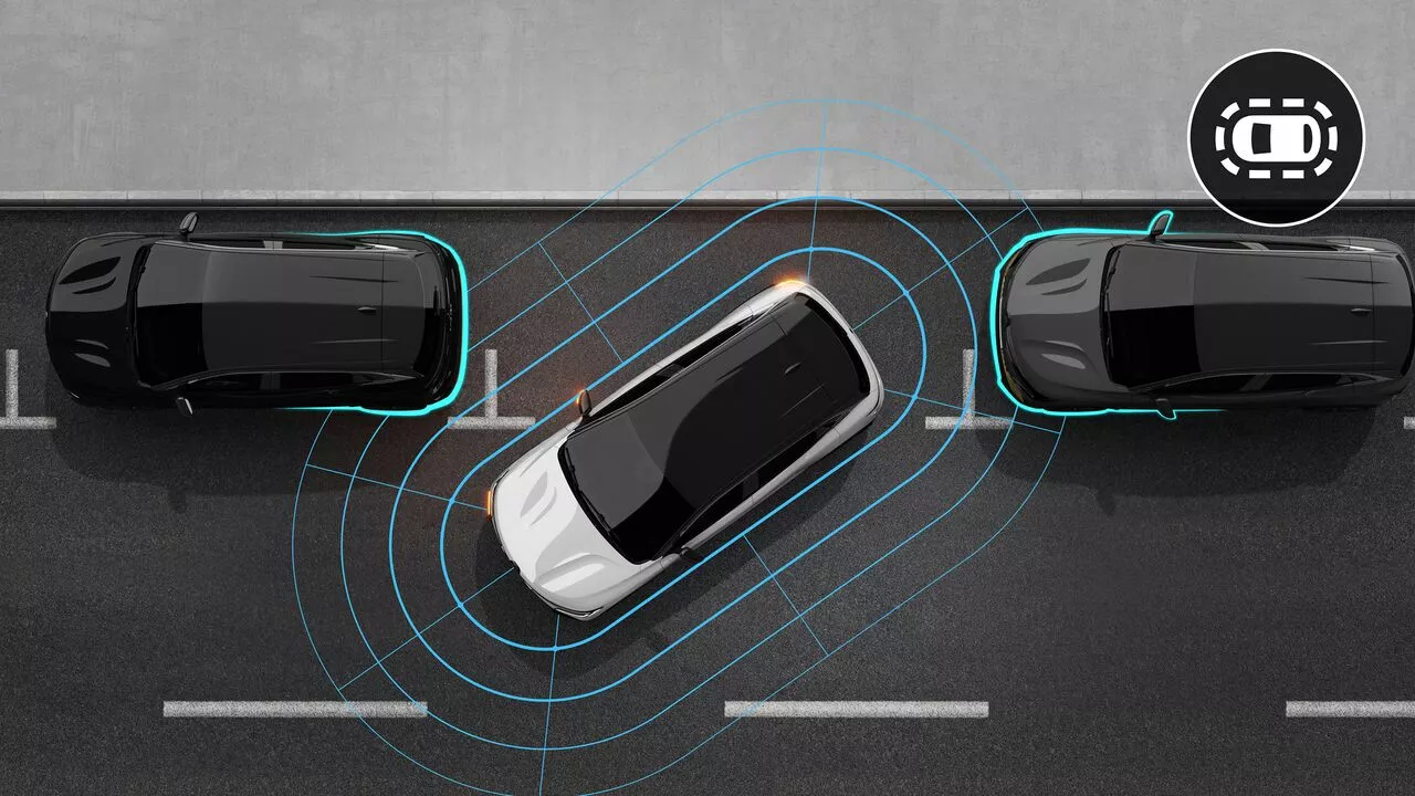 RENAULT MEGANE E-TECH 
100% ELÉCTRICO — sistemas de asistencia de parqueo