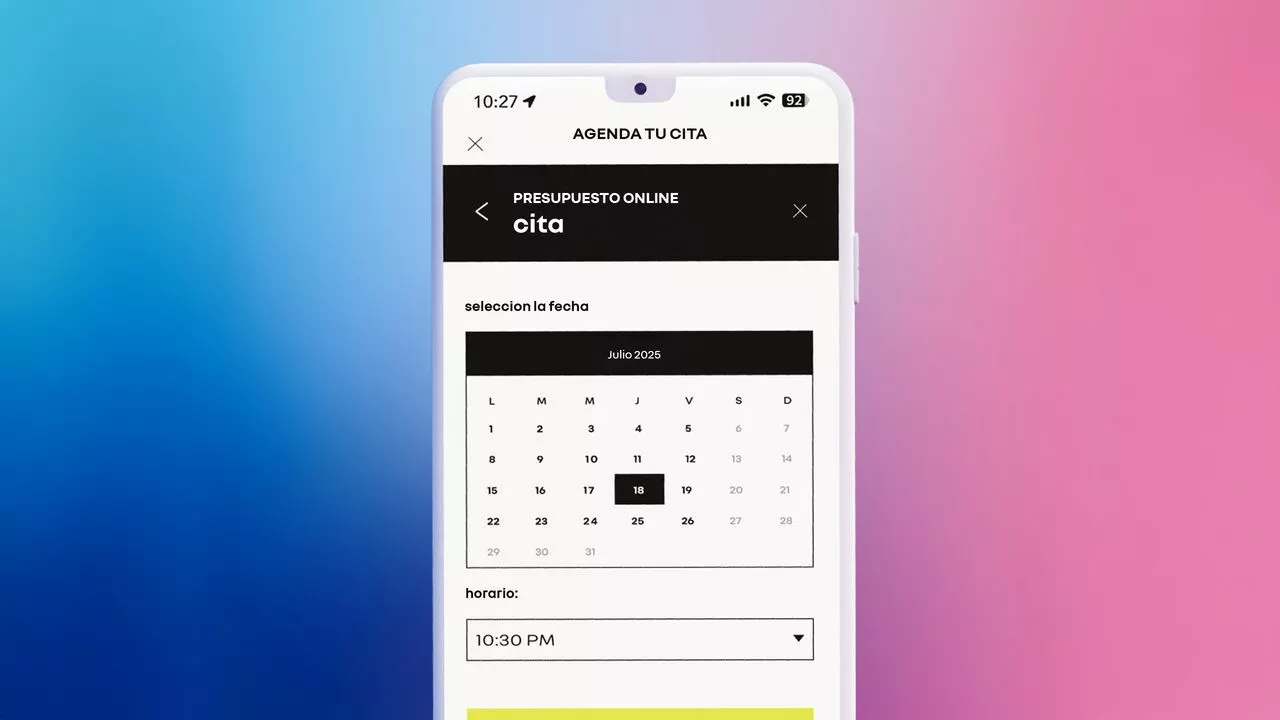 solicita una cita a taller