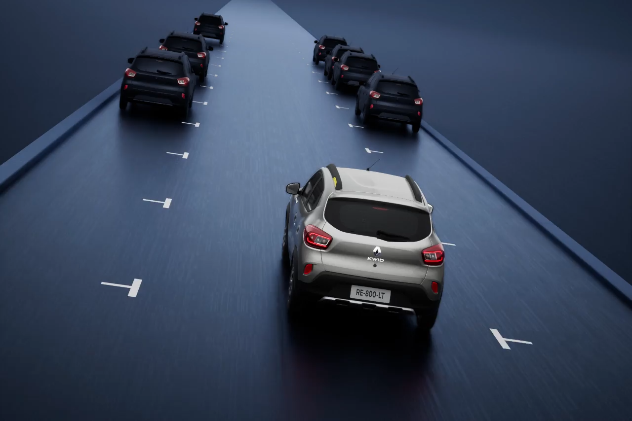 RENAULT KWID — cámara de visión trasera